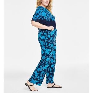 JM COLLECTION plus size Elena pull on wide leg pant size 1X